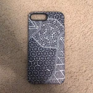 Navy speck iPhone 7 Plus phone case